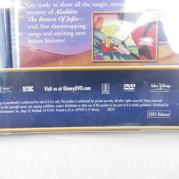 Disney Aladdin The Return of Jafar & The King of Thieves (2 & 3 Collection) - Picture 7 of 15